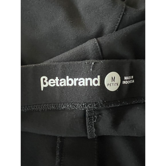 Betabrand Pants Womens Medium Petite Black Classic Bootcut Dress Pant Yoga Pants - Picture 10 of 12